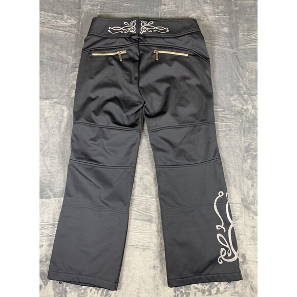 Athleta Women’s Size 10P Black Ski Snowboard Soft Shell Lined Pants - Picture 2 of 14